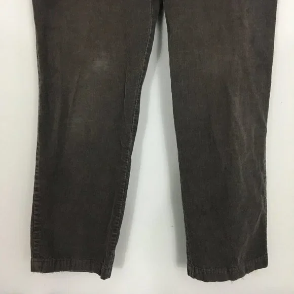 Haggar Mens 36 x 32 Charcoal Gray 100% Cotton Flat Front Straight Leg Pants - Picture 6 of 9